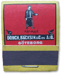 Dorch Bcksin tndstickor